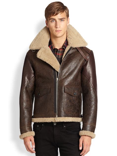 burberry shearling